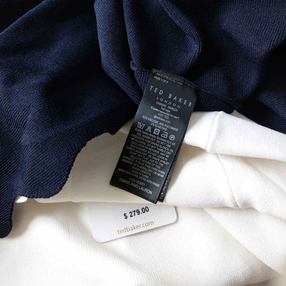 🍒NWT🍒 TED BAKER KNITTED SWEATER DRESS - Picture 12 of 13